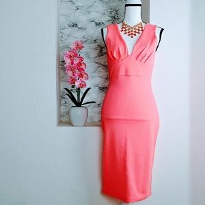 Vijo Couture Stretch Bodycon Tank Dress